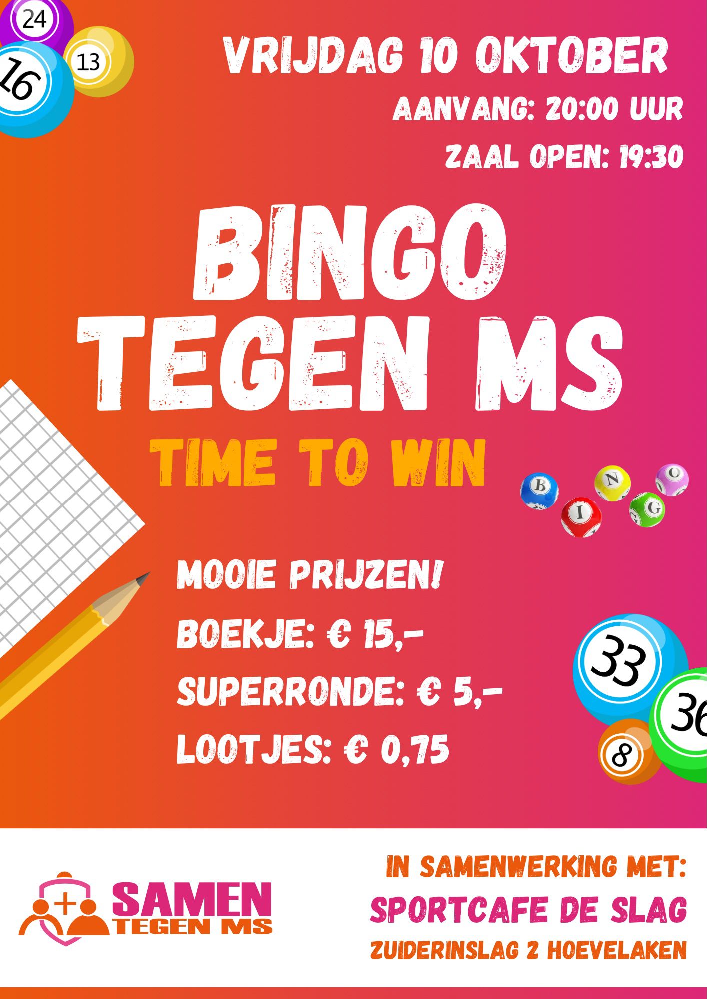 Bingo Tegen MS