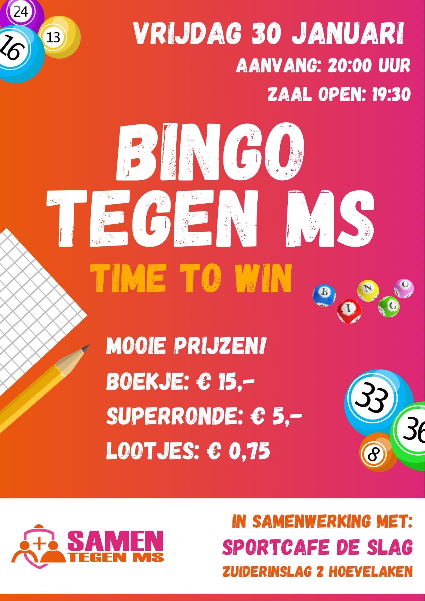 Bingo Tegen MS