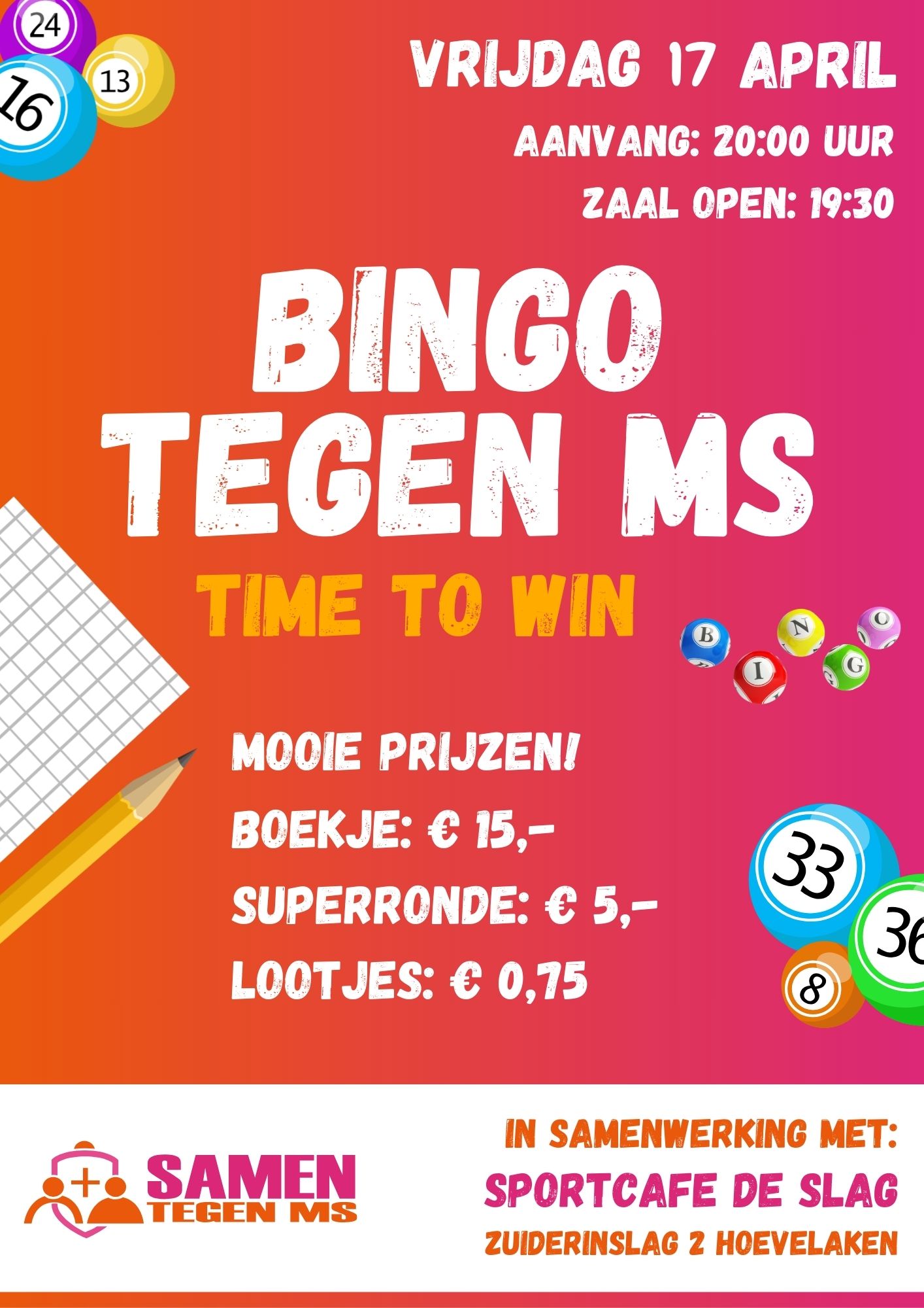 Bingo Tegen MS